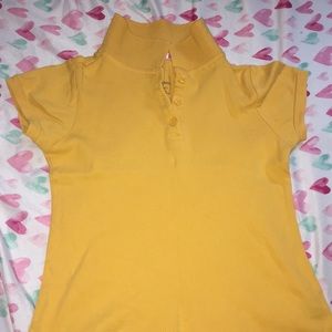Yellow uniform shirt